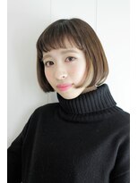 アヴァンティ ヘアーアンドスパ(avanti hair&spa) ヘムラインカラー×ストレートボブスタイル