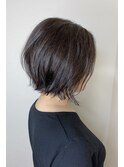 深みブラウン_外ハネボブ,アッシュブラウン,ネオウルフ