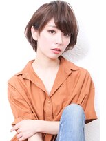 モニカ 西宮北口(Monica)&nbsp;大人かわいいグレージュ小顔ナチュラルショートボブ