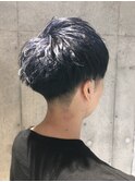 メンズカット/ブルーブラックカラー