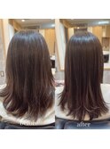 『髪質改善』ストレートエステ（縮毛矯正）（リタッチ可）
