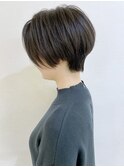 【松戸　ムラマツ】大人かわいい　前髪なし　ショートボブ