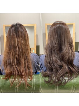 ヘアサロン ナノ(hair salon nano) 重軽バイオレット