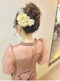 お呼ばれに♪ **ふわっとアップ**