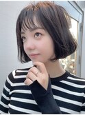 大人ミランダボブ前髪あり