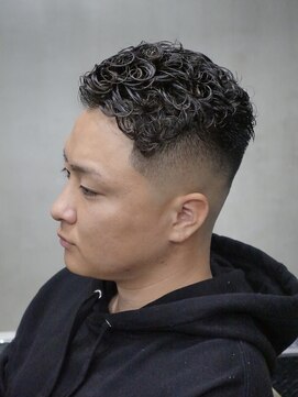 ダムディートウキョウヘアーラウンジ 上野店(DAMDEE TOKYO hair lounge) オールバックパーマ