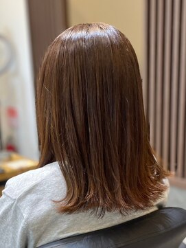 アトリエコア(Atelier Coa) 髪質改善トリートメントミルクティーベージュカラーくびれヘア