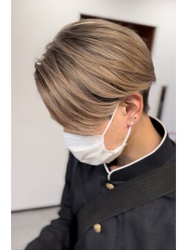 ブレイズ(BLAZE) ディカプリオ風グラデーションミルクティーベージュ