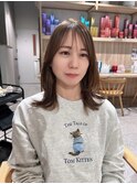 ハイライト×隠れインナー