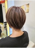 大人可愛い20代30代40代50代丸み田嶋ショート032