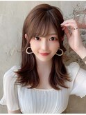 【福岡初出店☆AFLOAT 福岡】小顔前髪ありくびれレイヤーカット