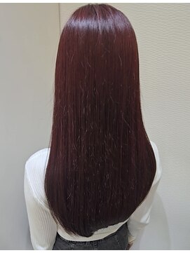 アジュール 倉敷店(Azule) Azuｌe/艶カラー/ボルドーレッド