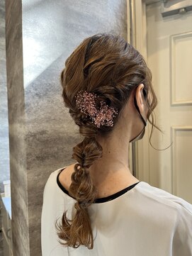 ヘアー ブランコ(hair Blanco) パーティセット編みおろし