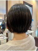 【5月】丸みショートボブ