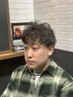 〈藤田指名〉カット（シャンプー込）＋ニュアンスパーマコース　￥10500