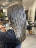 アース 東戸塚店(HAIR & MAKE EARTH)&nbsp;20代30代40代大人可愛いアッシュベージュダブルカラー透明感