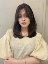 シーク 天神(SEEK)&nbsp;ミディアムレイヤー/レイヤーカット/ラベンダー/ブラウンカラー