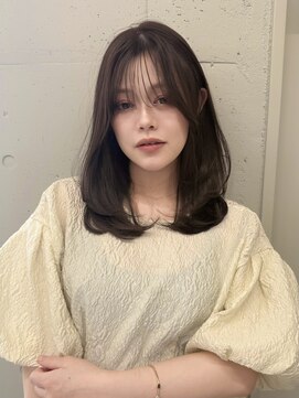 シーク 天神(SEEK) ミディアムレイヤー/レイヤーカット/ラベンダー/ブラウンカラー