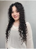 スーパースーパーロングくるくるスパイラルパーマ