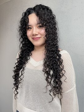 遊人セントラル(CENTRAL) スーパースーパーロングくるくるスパイラルパーマ