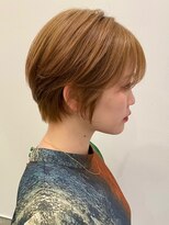 ソワネ 表参道(soigne)&nbsp;顔周りレイヤー大人上品くびれショート