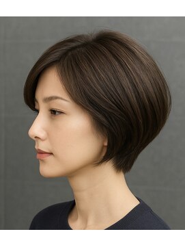 プラスイズム ヴェレン(PLUSISM Velen) セットが簡単大人丸みショート京都宇治20代30代40代50代