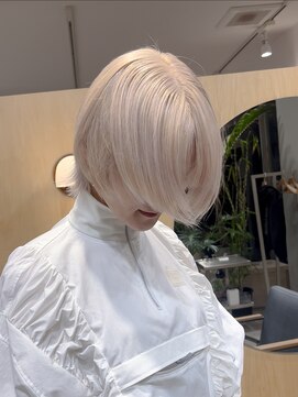 スタン 渋谷(Stam) ホワイトベージュ/ハイトーンショート/白ベージュ/Stam/渋谷神南