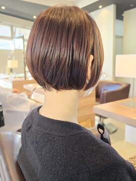 #ミニボブ#ピンクベージュ#金沢文庫FLOOR八木