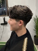 ガイ ラタン ウエスト(GUY lattan west) フェザーショート/MEN'S/メンズ/ショートセンターパート/松戸