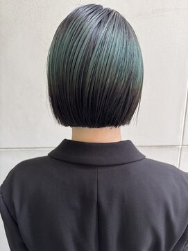 バローチェ 大阪 堀江(Barouche) 【Barouche/中島綾子】　デザインカラー　ボブ　堀江