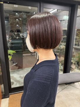 アイフィ(iFY) 【iFY 千葉】ラベンダーピンク×丸みミニボブ