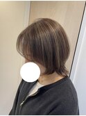 白髪ぼかしハイライト