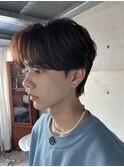 ビジネスヘア就活ヘアツーブロック刈り上げ韓国メンズ
