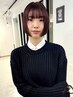 【天然成分９2%/敏感肌用カラー】カット+オーガニックアロマカラー+Treatment