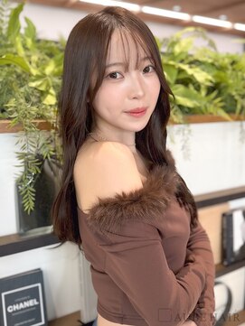オーブヘアー ハル 佐野店(AUBE HAIR hal) 20代・30代_韓国_セミロング