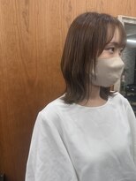 アーシャム(Arsham)&nbsp;寒色系ボブ　久留米　髪質改善　ハイライト　ブリーチ