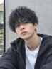 【ランダムな動き】メンズカット+スパイラルパーマ［藤井寺/メンズ］￥9350