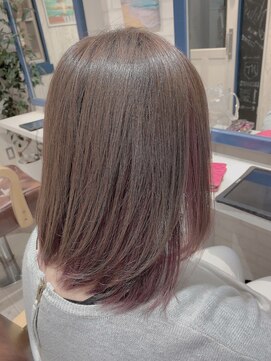 リオールヘア 北千住(LIOR.HAIR) ベージュピンク ｘ インナーピンク