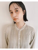 黒髪つやボブ