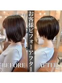 ショートボブ