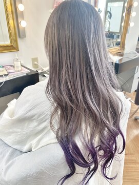 コワファースト させぼ五番街店(COIFF1RST) バイオレットの裾カラー♪