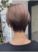 【cres奈佳子】大人かわいい20代30代40代ベージュくびれショート