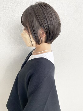 モリオ フロム ロンドン サッポロファクトリー店(morio FROM LONDON) 【morio】札幌ボブ　可愛い丸みのぱつっとショートボブ