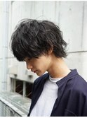 MEN'S HAIR/束感ショート/コンマヘア/ツーブロックマッシュ