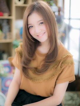 カバーヘア イヴ 戸頭店(COVER HAIR EVE) 大人レイヤーロング抜け感小顔グレーベージュc5戸頭20代30代40代