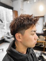アイリーヘアデザイン(IRIE HAIR DESIGN)&nbsp;【IRIE HAIR赤坂】メンズカット×アップバング×ツーブロック