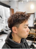 【IRIE HAIR赤坂】メンズカット×アップバング×ツーブロック