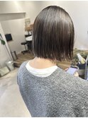切りっぱなしボブ