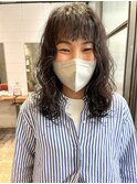 ロングパーマ