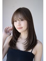 エインアンリー 明治神宮前(AIN.ANLY.)&nbsp;レイヤーカット/顔まわりレイヤー/顔まわりカット/前髪カット